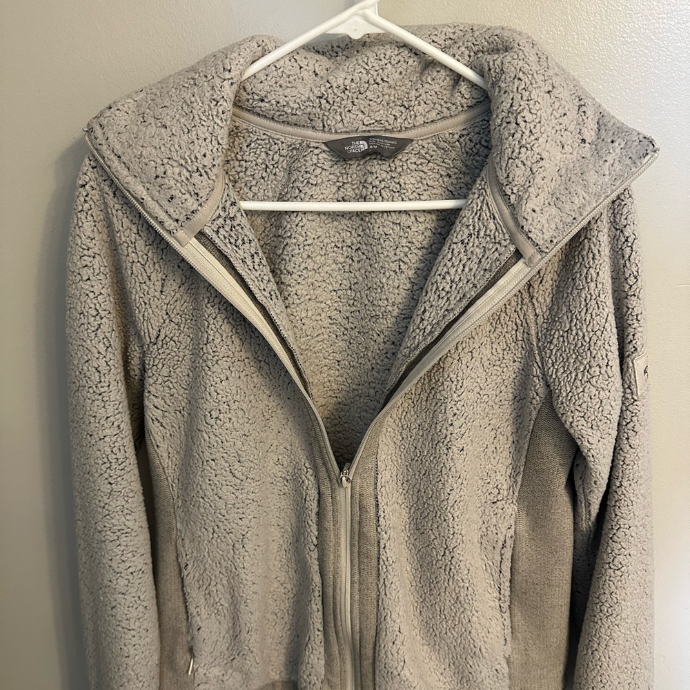Fuzzy Northface Jacket